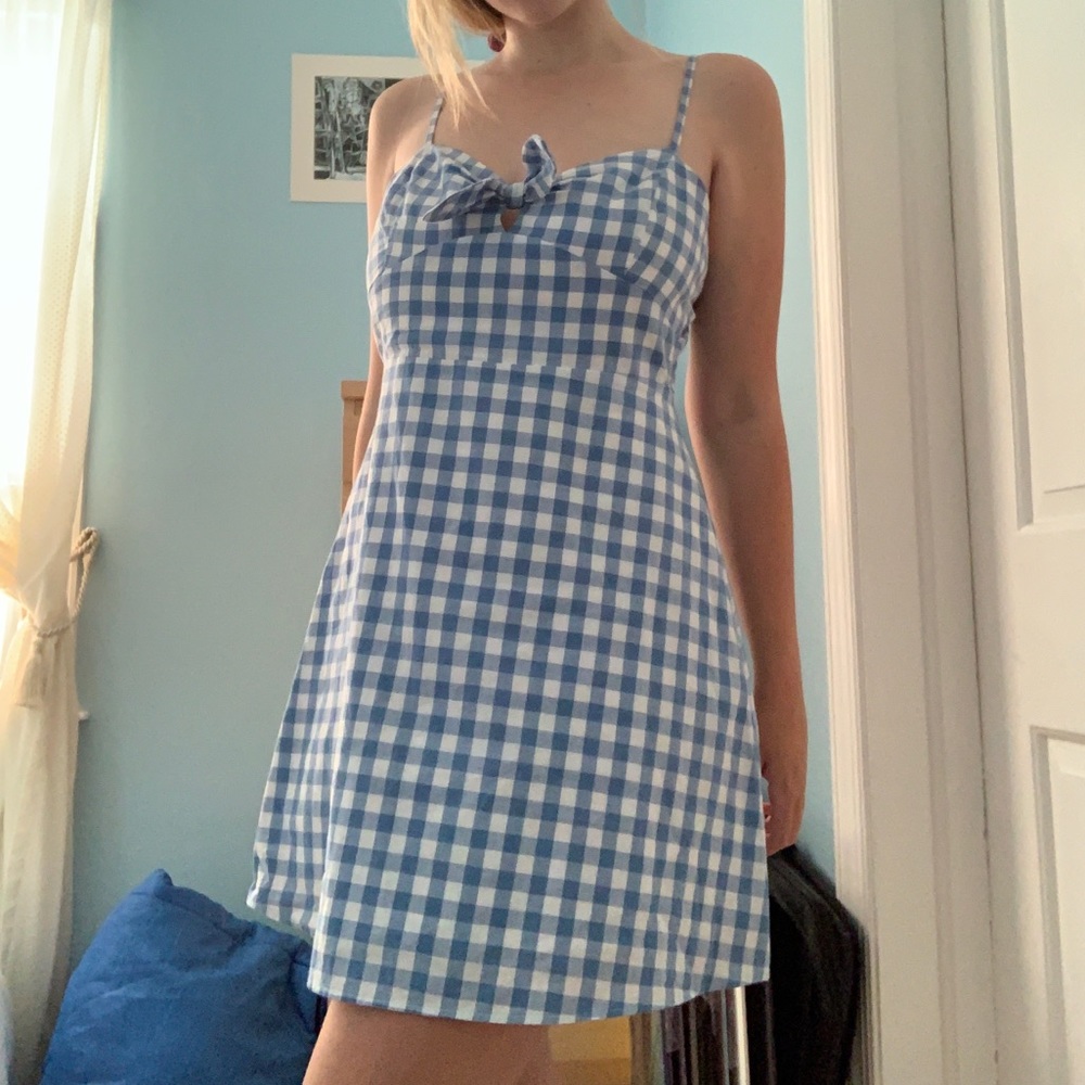 Forever 21 Picnic Patterned Baby Doll Dress